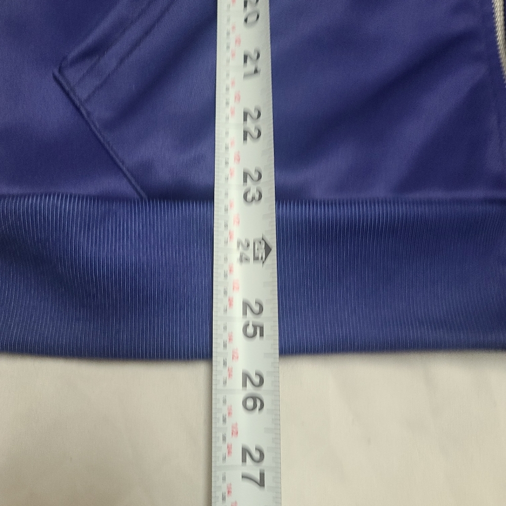 Women's Ski For Women Blue and Multicolor Zip Hoodie, Medium, Made In USA - Picture 7 of 9